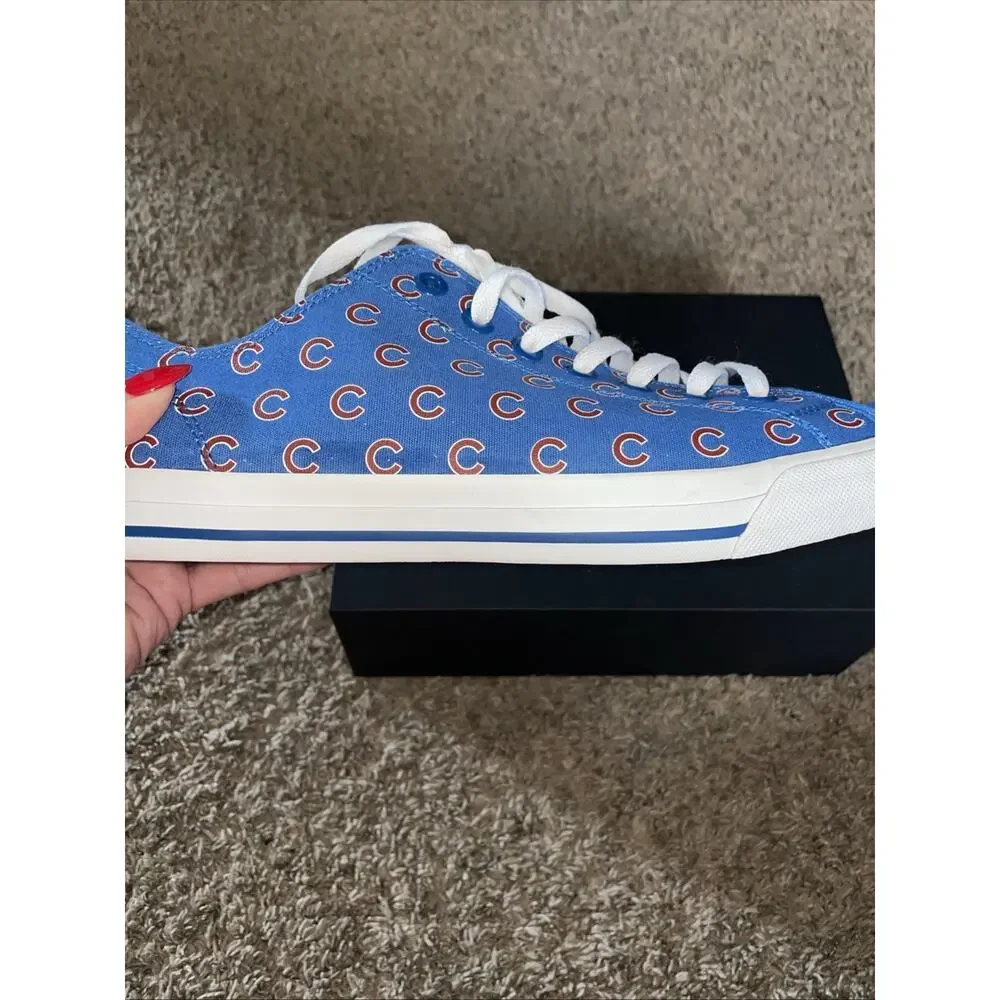 Row One Chicago Cubs Blue Shoes Sneakers Men's 13 Women's 14.5 MLB Baseball